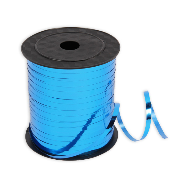 Geschenkband in blau glänzend aus Kunststoff, 228 Meter auf Rolle Geschenkband in blau glänzend aus Kunststoff, 228 Meter auf Rolle von Rainbow GmbH