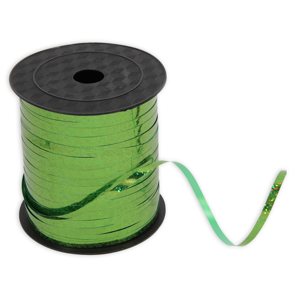 Geschenkband in grün glitzernd aus Kunststoff, 228 Meter auf Rolle Geschenkband in grün glitzernd aus Kunststoff, 228 Meter auf Rolle von Rainbow GmbH