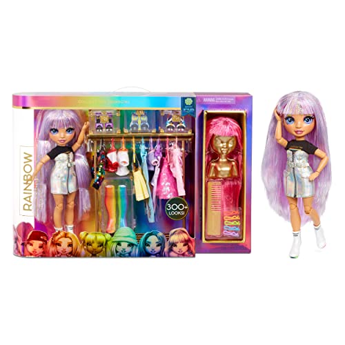 Rainbow High 571049 Fashion Studio - Exklusive Puppe mit Kleidung, Accessoires & 2 Funkelnden Perücken - Schaffen Sie 300+ Looks! Rainbow High 571049 Fashion Studio - Exklusive Puppe mit Kleidung, Accessoires & 2 Funkelnden Perücken - Schaffen Sie 300+ Looks! von Rainbow High