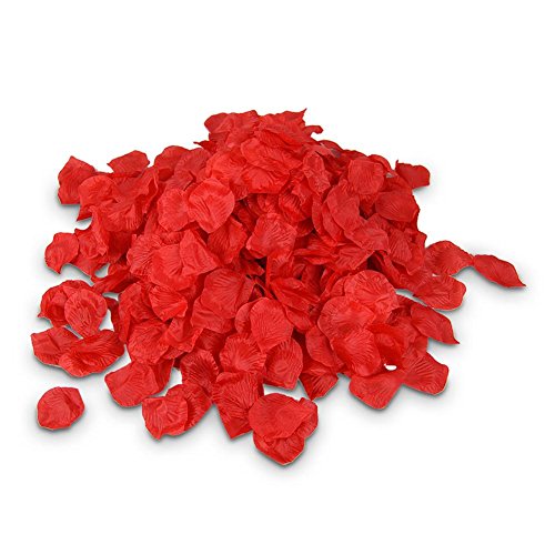 500 Rosenblätter Rosenblüten Farbe Rot Streudeko Hochzeit Party von Rainbow