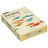 Rainbow Kopierpapier COLOURED PAPER hellgelb DIN A4 80 g/qm 500 Blatt von Rainbow