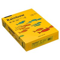 Rainbow Kopierpapier COLOURED PAPER intensivgelb DIN A4 80 g/qm 500 Blatt von Rainbow