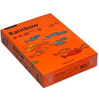 Rainbow Kopierpapier COLOURED PAPER intensivorange DIN A4 80 g/qm 500 Blatt von Rainbow