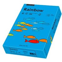 Rainbow Kopierpapier intensivblau DIN A4 80 g/qm 500 Blatt Rainbow Kopierpapier intensivblau DIN A4 80 g/qm 500 Blatt von Rainbow
