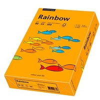 Rainbow Kopierpapier orange DIN A4 500 Blatt von Rainbow