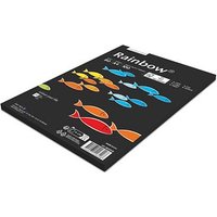 Rainbow Kopierpapier schwarz DIN A4 100 Blatt von Rainbow