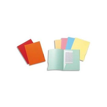 Paquet de 50 chemises 2 rabats RAINEX carte 250 grammes coloris rose von Rainex
