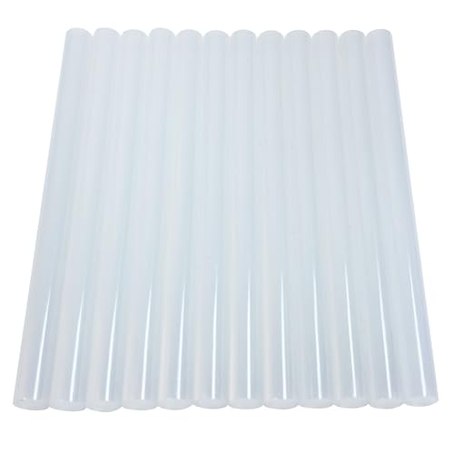 Raintwo 12 Stück Heißklebesticks 11mm x 150mm Transparente Heißklebestifte für Heißklebepistole von Raintwo
