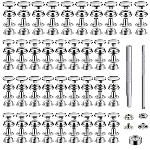 200 Stück Druckknopf Metall,Button Edelstahl Presse,15mm Canvas Snap Button Druckknopf Edelstahl,Metall Druckknopf Set mit 3 Einstellungswerkzeuge,Snap Fastener Kit,für Bootstasche,Leder,DIY Craft 200 Stück Druckknopf Metall,Button Edelstahl Presse,15mm Canvas Snap Button Druckknopf Edelstahl,Metall Druckknopf Set mit 3 Einstellungswerkzeuge,Snap Fastener Kit,für Bootstasche,Leder,DIY Craft von Rairsky