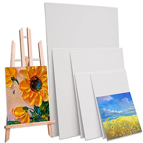 6 Stück Leinwand zum Bemalen Set, Canvas Leinwand 30x20, 20x15, 15x10, 20x20, 15x15,10x10cm, Kleine Leinwand, Leinwände zum Bemalen, Leinwand Rahmen Keilrahmen Set, für ölfarben, Gouache, Acrylfarben 6 Stück Leinwand zum Bemalen Set, Canvas Leinwand 30x20, 20x15, 15x10, 20x20, 15x15,10x10cm, Kleine Leinwand, Leinwände zum Bemalen, Leinwand Rahmen Keilrahmen Set, für ölfarben, Gouache, Acrylfarben von Rairsky