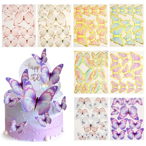 76 Stück Tortendeko Schmetterling Kuchen Deko Geburtstag Happy Birthday Cake Cupcake Topper Hochzeitstorte Deko Torten Zubehör Schmetterlinge Deko Torte Tortendeko Geburtstag für Party Essen Dessert 76 Stück Tortendeko Schmetterling Kuchen Deko Geburtstag Happy Birthday Cake Cupcake Topper Hochzeitstorte Deko Torten Zubehör Schmetterlinge Deko Torte Tortendeko Geburtstag für Party Essen Dessert von Rairsky