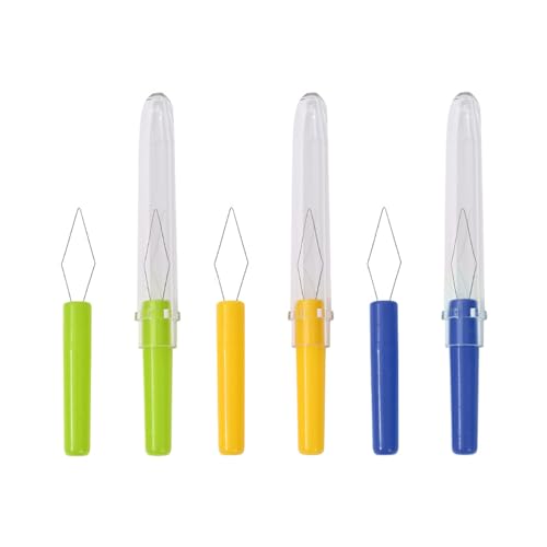 Rairu 20 PCs Nadel Gewinde Mit Abdeckung Kunststoff Fadener Gewinde Werkzeug Einfache Threader Handnähwerkzeug Nähgeräte von Rairu