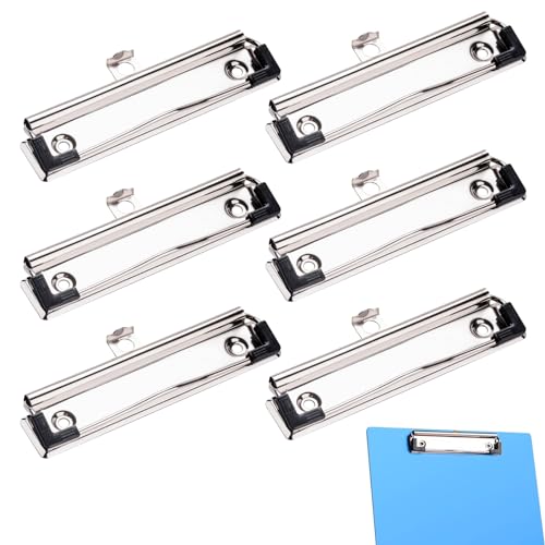 Klemmbrett Clip,Klemmbrett Klemme,Clip für Klemmbrett,Montierbare Clips,Montierbare Clips,Klemmbrett Klammer Klemme,Klemmen Metall Clipboard,für Klemmbrett Ordner Mappe Hartfaserplatten,6 Stück Klemmbrett Clip,Klemmbrett Klemme,Clip für Klemmbrett,Montierbare Clips,Montierbare Clips,Klemmbrett Klammer Klemme,Klemmen Metall Clipboard,für Klemmbrett Ordner Mappe Hartfaserplatten,6 Stück von Rakiuty
