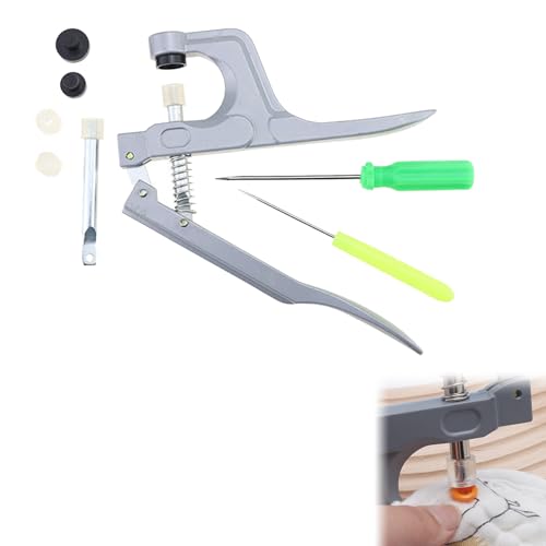 Metall Druckknopfzangen,Hochleistungs Druckknopfzange,Starke Druckknopfzange,T5 Druckknopf Zange,Druck Knopf Zangen Werkzeug,Druckknopf Set mit Zange,Snap Zangen,Druckknöpfe Handzangen von Rakiuty