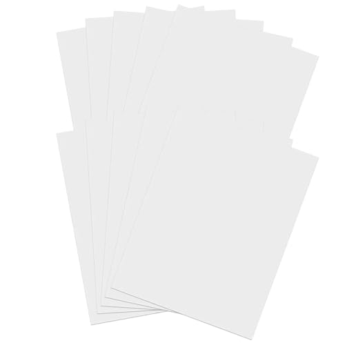 Rakiuty A4 Schrumpffolienplatten Matt,Schrumpffolie Shrink Paper,Schrumpf-Folien,A4 Schrumpfpapier Transparent Schrumpfende,Schrumpffolien Transparent,Schrumpfende Plastikfolien zum Basteln,10 Stück von Rakiuty