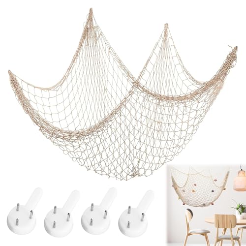 Rakiuty Fischernetz Deko Outdoor,Fischerei Dekoratives,Maritime Deko,Deko Meer,Mediterranen Stil Fischer Netz,Netz Deko,Deko Fischernetz,Fischernetz Deko,Decor Fischernetzdekoration,5PCS Rakiuty Fischernetz Deko Outdoor,Fischerei Dekoratives,Maritime Deko,Deko Meer,Mediterranen Stil Fischer Netz,Netz Deko,Deko Fischernetz,Fischernetz Deko,Decor Fischernetzdekoration,5PCS von Rakiuty