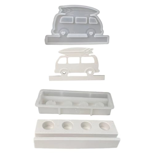 Gießform zum Basteln, Camper, Kerzenhalter, 3D-Kerzenbasis, Silikonform, Gips, Kerzenständer, Bastelform, Schmuckherstellung, Werkzeug für Heimdekoration Gießform zum Basteln, Camper, Kerzenhalter, 3D-Kerzenbasis, Silikonform, Gips, Kerzenständer, Bastelform, Schmuckherstellung, Werkzeug für Heimdekoration von Ralondbey
