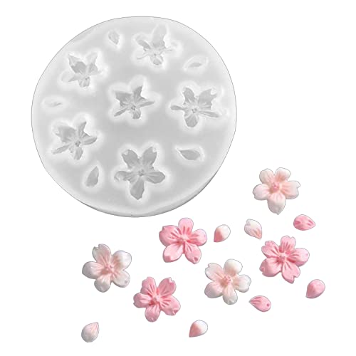 Ralondbey Epoxidharz-Form, Blütenblatt-Harz-Form, 3D-Blumen-Ohrringe, Kirschblüten-Anhänger, Charm-Form, Silikonformen für Harzguss Ralondbey Epoxidharz-Form, Blütenblatt-Harz-Form, 3D-Blumen-Ohrringe, Kirschblüten-Anhänger, Charm-Form, Silikonformen für Harzguss von Ralondbey