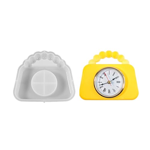 Ralondbey Epoxidharz-Form, Silikonformen für Harzguss, stabiles Silikonform-Set für Vogelhaus, Uhr, Heimdekoration, Bastelbedarf für Zuhause, Büro, Dekoration von Ralondbey