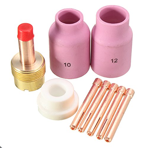 RanDal 9Pcs 3 / 32Inch Tig-Schweißbrenner 17/18/26 Tak18 Large Gas Lens Accessory Kit von RanDal