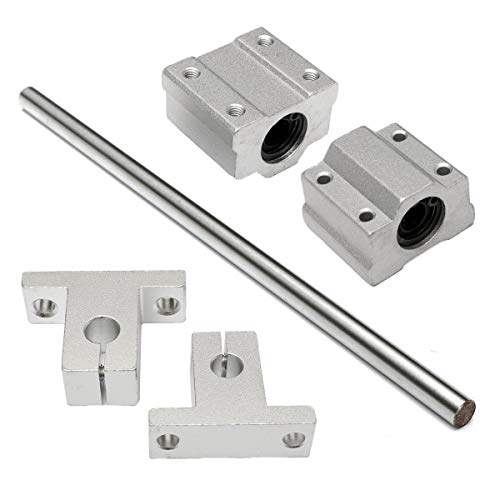 RanDal Scs8Uu / Sk8 8Mm Welle 200-1000Mm Länge Optische Linearschienenführung Unterstützung Cnc Set - 500Mm von RanDal