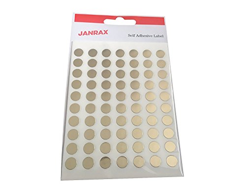 Range Wholesale 980 Labels, 8mm Durchmesser Runde, Gold, Farbcode-Aufkleber, selbstklebende Haft Farbige Punkte Range Wholesale 980 Labels, 8mm Durchmesser Runde, Gold, Farbcode-Aufkleber, selbstklebende Haft Farbige Punkte von Range Wholesale