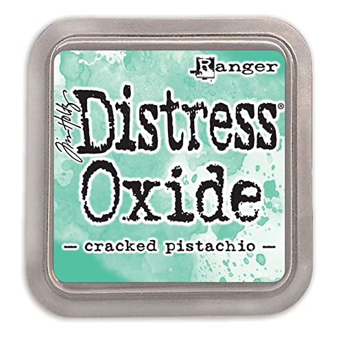 Ranger Tim Holtz Distress Oxide Ink pad Cracked Pistachio, Synthetisches Material, Grün, 7.6 x 7.6 x 1.9 cm von Ranger