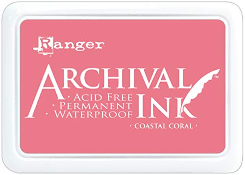 RANGER INDUSTRIES 617145 ARCHIVAL Tintenkissen #0 Coast CORL, Coastal Coral, Einheitsgröße von RANGER INDUSTRIES