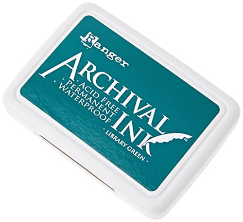 Ranger 1-Piece Archival Stempelkissen #0-Library, Grün, c1 Ranger 1-Piece Archival Stempelkissen #0-Library, Grün, c1 von Ranger