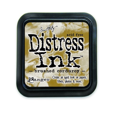 Ranger 301886 Tim Holtz Distress Ink Pad, Brushed Corduroy, 7.5 x 7.5 x 16 cm, Kunststoff von Ranger