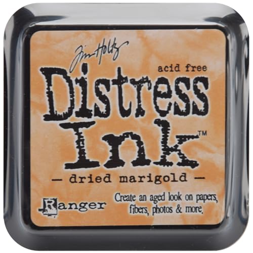 Ranger 301887 DIS-21438 Tim Holtz Distress Ink Pad, Dried Marigold, 7.5 x 7.5 x 17 cm von Ranger