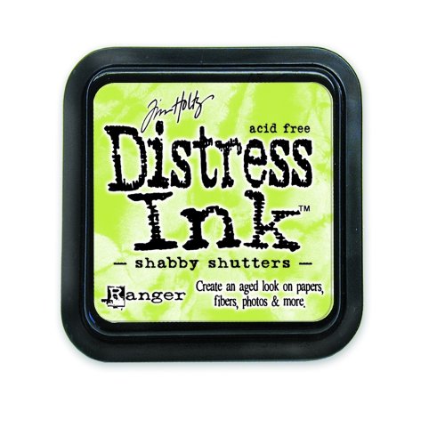 Ranger 301893 Tim Holtz Distress Ink Pad, Shabby Shutter, 7.5 x 7.5 x 23 cm, Kunststoff von Ranger