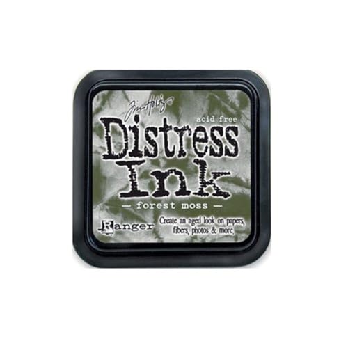 Ranger 431543 Tim Holtz Distress Ink Pad, Forest Moss, 7.5 x 7.5 x 30 cm, Kunststoff von Ranger