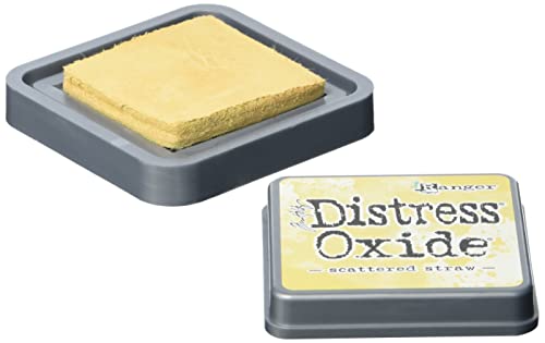 Ranger 554293 Tim Holtz Distress Oxide Stempelkissen Scattered Straw, Grün, 7, 6 x 7, 6 cm von Ranger