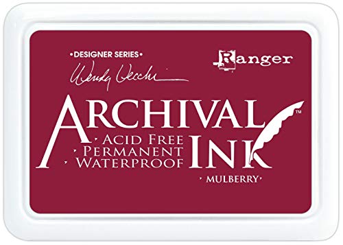 Ranger AID73994 Wendy Vecchi Archival Ink Pad-Mulbeberry, Maulbeerfarben, Einheitsgröße Ranger AID73994 Wendy Vecchi Archival Ink Pad-Mulbeberry, Maulbeerfarben, Einheitsgröße von Ranger