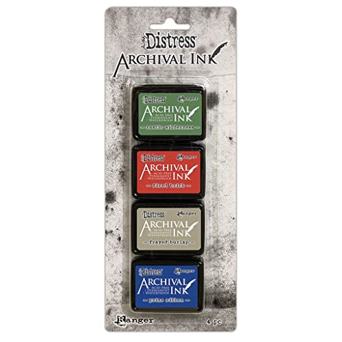 Ranger AITK75134 Archivl Ink Kit 6, weiß, 4 Mini Pads Ranger AITK75134 Archivl Ink Kit 6, weiß, 4 Mini Pads von Ranger