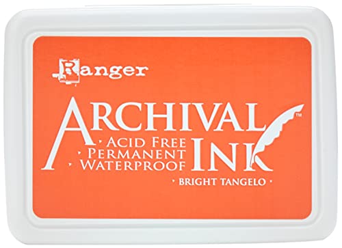 Ranger Archival Ink Pad Bright Minneola, orange, 6.9 x 9.8 x 1.8 cm von Ranger