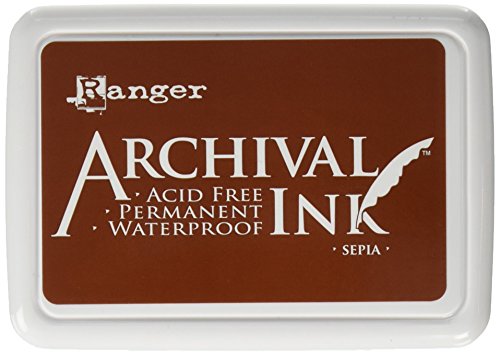 Ranger Archivierung Pad, braun Sepia Archival Ink Stempelkissen, c1 Ranger Archivierung Pad, braun Sepia Archival Ink Stempelkissen, c1 von Ranger
