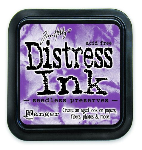 Ranger DIS-32847 Tim Holtz Distress Ink Pad, Kunststoff, seedless preserves, 7.5 x 7.5 x 40 cm von Ranger