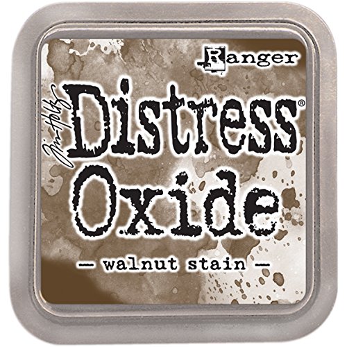Ranger Distress Oxide Ink Pad Stempelkissen Walnut Stain, 7.6 x 7.6 x 1.9 cm von Ranger