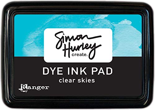 Ranger HUP-67085 Simon Hurley Create. Dye Ink Pads Clear Skies, 2,75 x 3,75 cm, Klarer Himmel, 2.75 x 3.75 Ranger HUP-67085 Simon Hurley Create. Dye Ink Pads Clear Skies, 2,75 x 3,75 cm, Klarer Himmel, 2.75 x 3.75 von Ranger