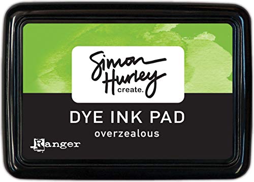 Ranger HUP-67122 Simon Hurley Create. Dye Ink Pads Overzealous, 2,75 x 3,75 cm, Übereifrig, 2.75 x 3.75 von Ranger