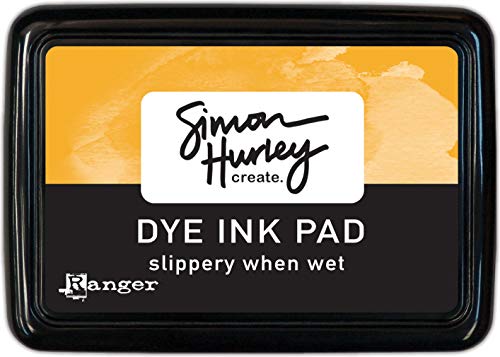 Ranger HUP-67153 Wet Simon Hurley Create. Dye Ink Pads Slippery When Net, 2,75 x 3,75 cm, Rutschig Wenn Nass, 2.75 x 3.75 von Ranger