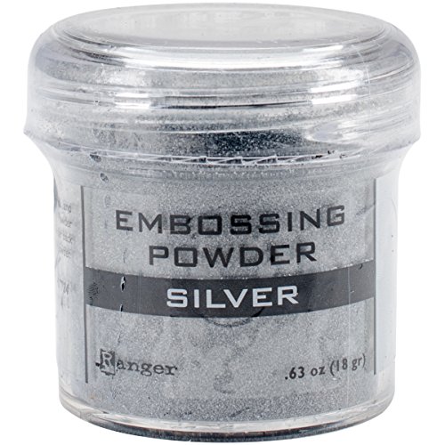 Ranger Silver-Embossing Puder, Acryl, Mehrfarbig, 6.9 x 9.7 x 1.8 cm von Ranger