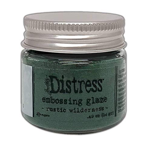 Ranger TDE73840 Glaze WIL Tim Holtz Distress-Embossing-Glasur Rustic Wilderness, 28,3 g, Rustikale Wildnis, 1 oz von Ranger