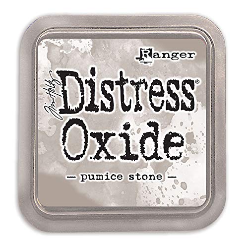 Ranger TDO56140 a 2x2 Raised Pad, with Water-Reactive Dye Ink Tim Holtz Distress Oxide Stempelkissen Pumice Stone, Grau, 7, 6 x 7, 6 cm von Ranger