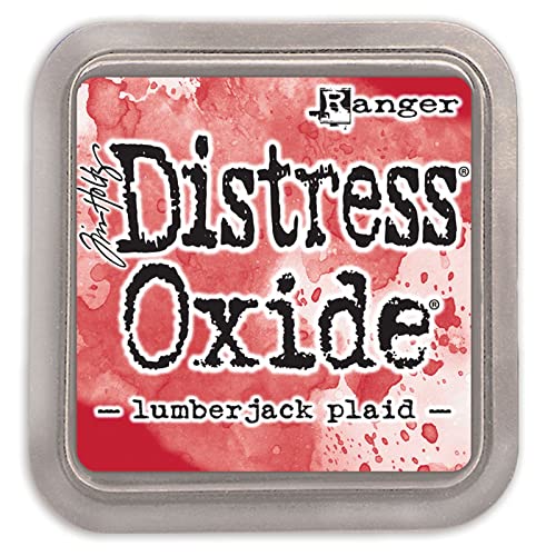 Ranger TDO82378 Tim Holtz Distress Oxide – Stempelkissen – Holzfäller-Karo, 3 x 3 inch pad von Ranger