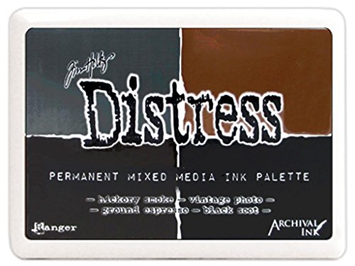Ranger THoltz Tim Holtz Distress Mixed Media Palette, Sonstige, Mehrfarbig, 12.39 x 16.78 x 1.85 cm Ranger THoltz Tim Holtz Distress Mixed Media Palette, Sonstige, Mehrfarbig, 12.39 x 16.78 x 1.85 cm von Ranger