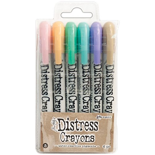 Ranger Tim Holtz - Distress Crayon Set #1 Set 5 14 x 8 x 1.8 cm Mehrfarbig von Ranger