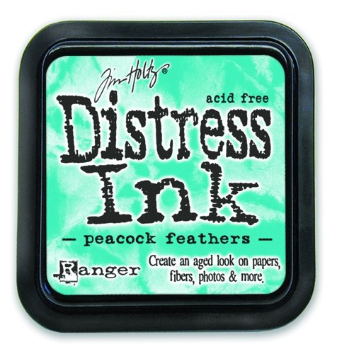 Ranger Tim Holtz Distress Ink Pad, Kunststoff, Peacock Feathers, 7.5 x 7.5 x 44 cm von Tim Holtz